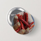 Een handvol chili ronde button 5,7 cm (Voorkant /achterkant)