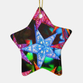 Een handvol sterren keramisch ornament (Links)