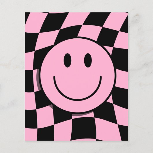 Een Happy Babe Roze 1e Verjaardag Dank u kaart (Achterkant)