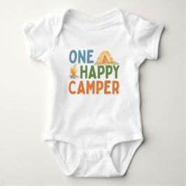 Een Happy Camper Baby Bodysuit voor de 1e verjaard