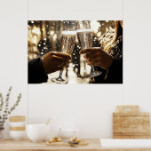 Een happy date toasten poster (Keuken)