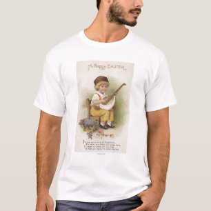 Een Happy EasterBoy met de Guitar van de Eieren T-shirt