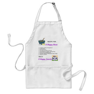 Een Happy Family Apron Standaard Schort