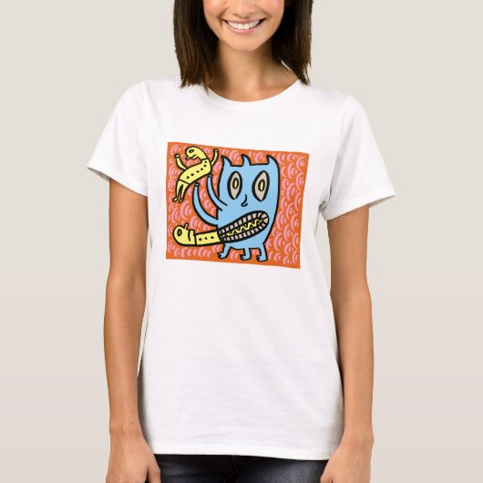 Een Happy Monster van Mars T-shirt (Voorkant)
