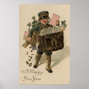 Een Happy New YearIrish Mail Boy Poster