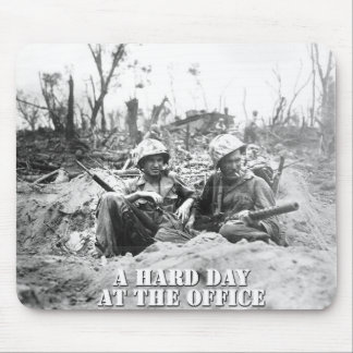 Een harde-dag-muispad muismat