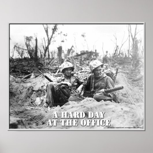 Een harde dag op de Kantoor Poster (Voorkant)