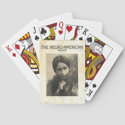 Een Harlem Renaissance Magazine Pokerkaarten (Achterkant)