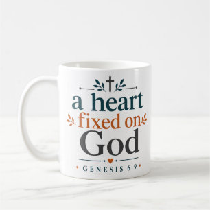 Een Hart dat op God is Gericht Christelijke Aanmoe Koffiemok