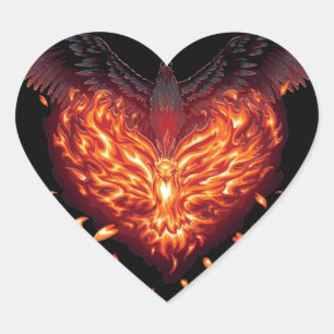 Een hart geboren sticker