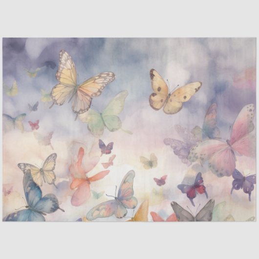 Een Heavenly Butterfly Series Design 12 Tissuepapier (Voorkant)