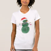 Een heel Cactus kerstman T-shirt (Voorkant)