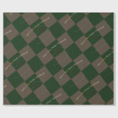 Een heel dikke kerst! cadeaupapier (Vlak)