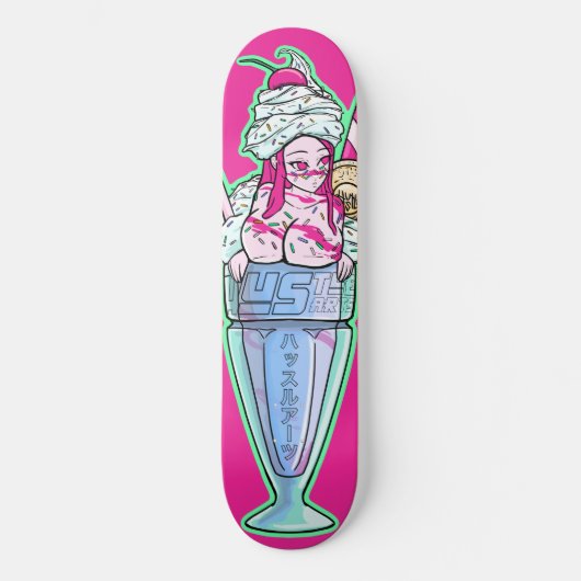 Een heel normale milkshakeke skateboard (Voorkant)