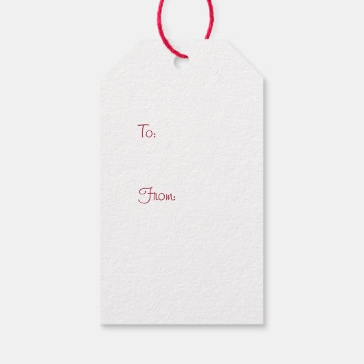 Een heel prettig kerstfeest cadeaulabel (Achterkant)