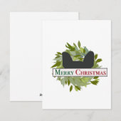 Een heel prettig kerstfeest feestdagenkaart (Voorkant / Achterkant)