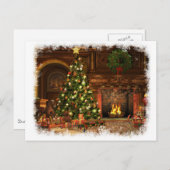 Een heel prettig kerstfeest feestdagenkaart (Voorkant / Achterkant)