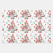 Een heel prettig kerstfeest. inpakpapier vel (Voorkant 3)