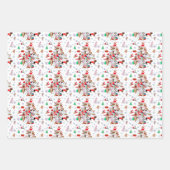 Een heel prettig kerstfeest. inpakpapier vel (Voorkant 2)