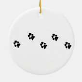 Een heel prettig kerstfeest keramisch ornament (Achterkant)