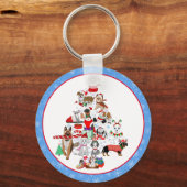 Een heel prettig kerstfeest. sleutelhanger (Voorkant)