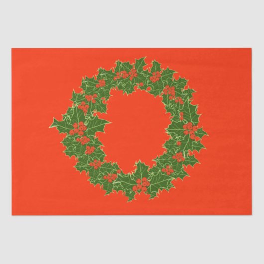 Een heel prettig kerstfeest tissuepapier (Voorkant)