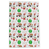 Een heel prettige Cavalier King Charles Kerstmis Medium Cadeauzakje (Voorkant)