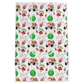 Een heel prettige Cavalier King Charles Kerstmis Medium Cadeauzakje (Achterkant)