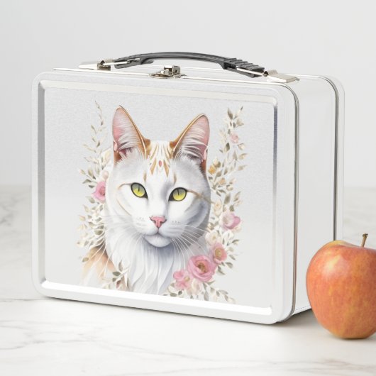 Een heel schattig wit kitten met grote ogen (In situ)