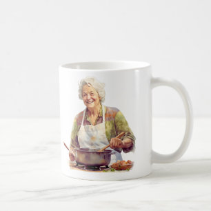 Een heerlijk feest van geluk in de keuken koffiemok
