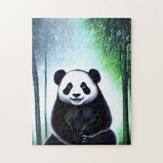 Een heerlijk kleine Panda-Beer. Legpuzzel (Verticaal)