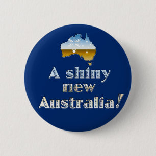 Een heerlijk Nieuw Australië Ronde Button 5,7 Cm