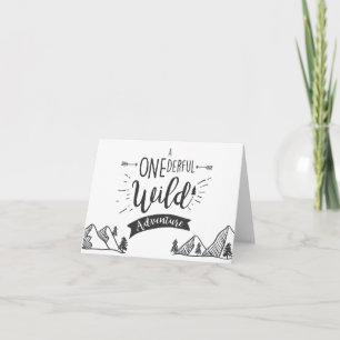 Een heerlijk wild avontuur dank je kaart jongen