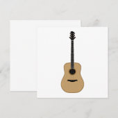 Een heerlijke gitaar kaart (Voorkant / Achterkant)