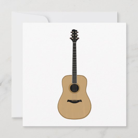 Een heerlijke gitaar kaart (Voorkant)