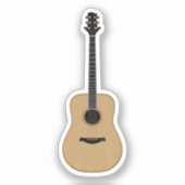 Een heerlijke gitaar sticker (Voorkant)