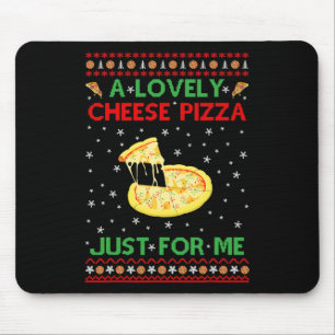 Een heerlijke kaaspizza alleen leuk Kevin X-Mas Ho Muismat