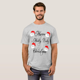 Een heilige dolly kerstmis t-shirt