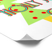 een heilige kerst midden eeuw moderne poster (Hoek)