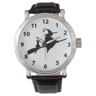 Een heks op een kamer horloge