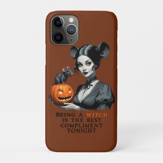 Een heks zijn is het beste compliment vanavond. Case-Mate iPhone case (Achterkant)