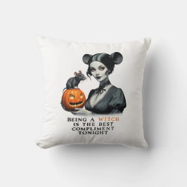 Een heks zijn is het beste compliment vanavond. kussen
