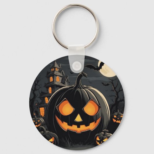 Een heks zijn is het beste compliment vanavond. sleutelhanger (Achterkant)