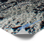 Een heldengroet van Apollo 17 Poster (Hoek)