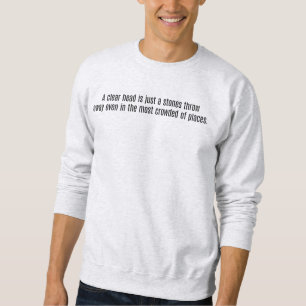 Een helder hoofd Mannen Basissweatshirt Trui