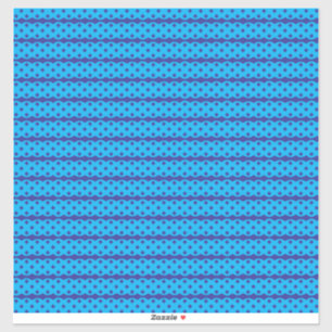 Een heldere blauwe lucht strekt zich uit boven een sticker