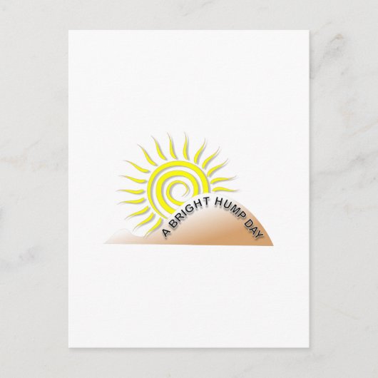 Een heldere bult dag briefkaart (Voorkant)