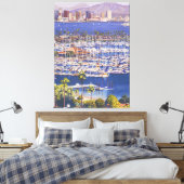 Een heldere dag in San Diego Canvas Afdruk (Insitu (Slaapkamer))