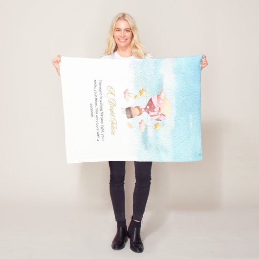 Een heldere toekomst fleece deken (In situ)