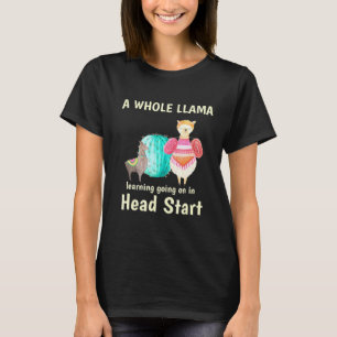 Een hele Lama Leert een Voorsprong T-shirt